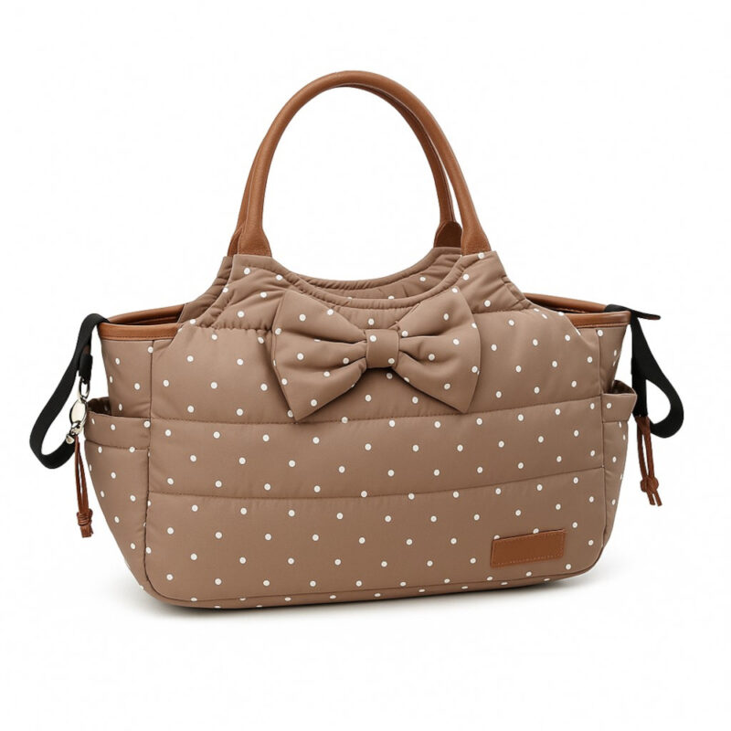 Τσάντα με Αλλαξιέρα Dotty Kikka boo Brown