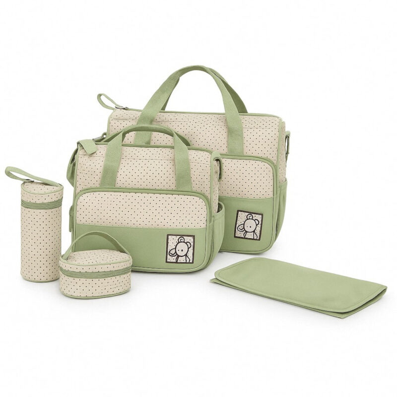 Τσάντες με Αλλαξιέρα Σετ 4τμχ Lina Green