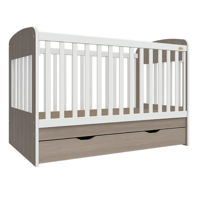 Κρεβατάκι 70x140cm Περσεύς Μελί