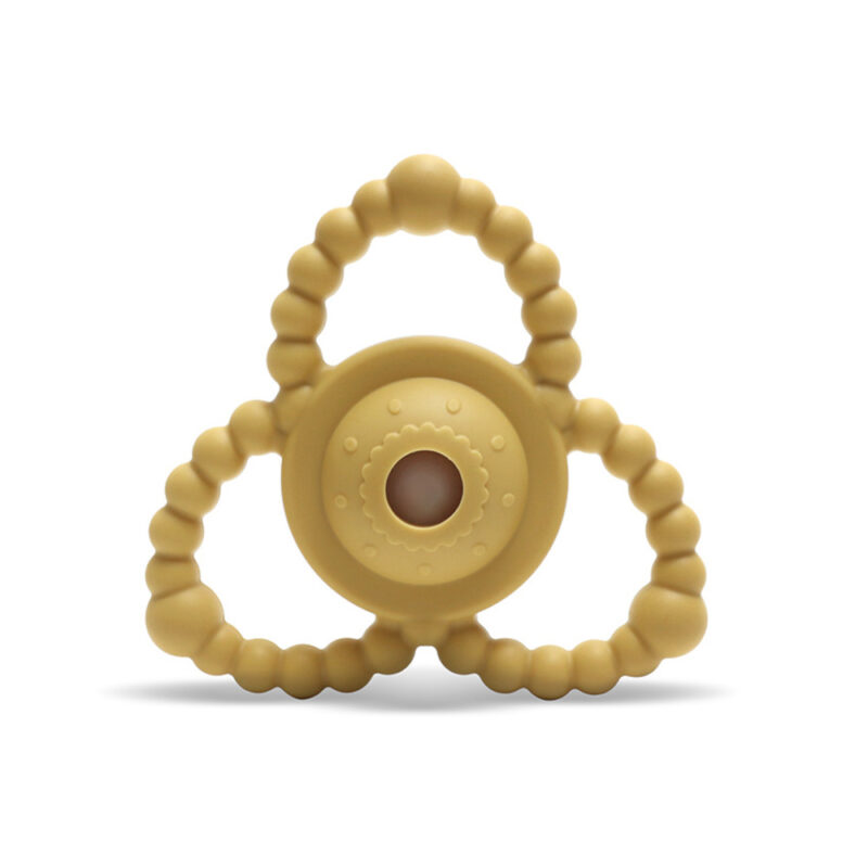 Μασητικό Σιλικόνης Natural Yellow Lorelli