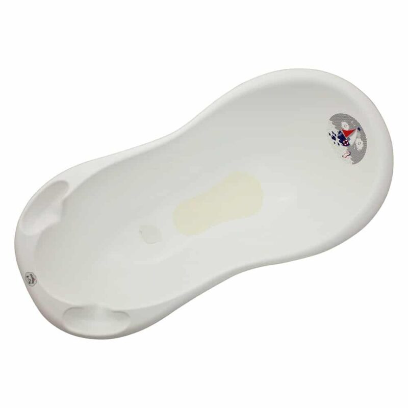 Μπανιέρα Βρεφική με Αποστράγγιση 100cm Ship Cangaroo White