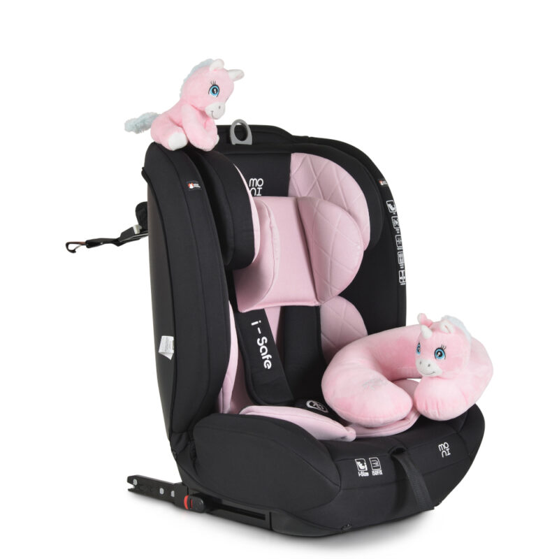 Κάθισμα Αυτοκινήτου 76-150cm i-size Isofix i-Safe Moni Pink