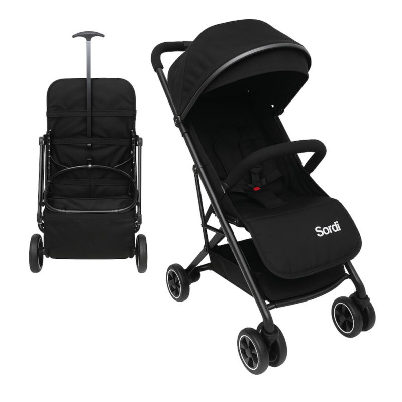 Καρότσι Βόλτας Καλοκαιρινό Sordi Black