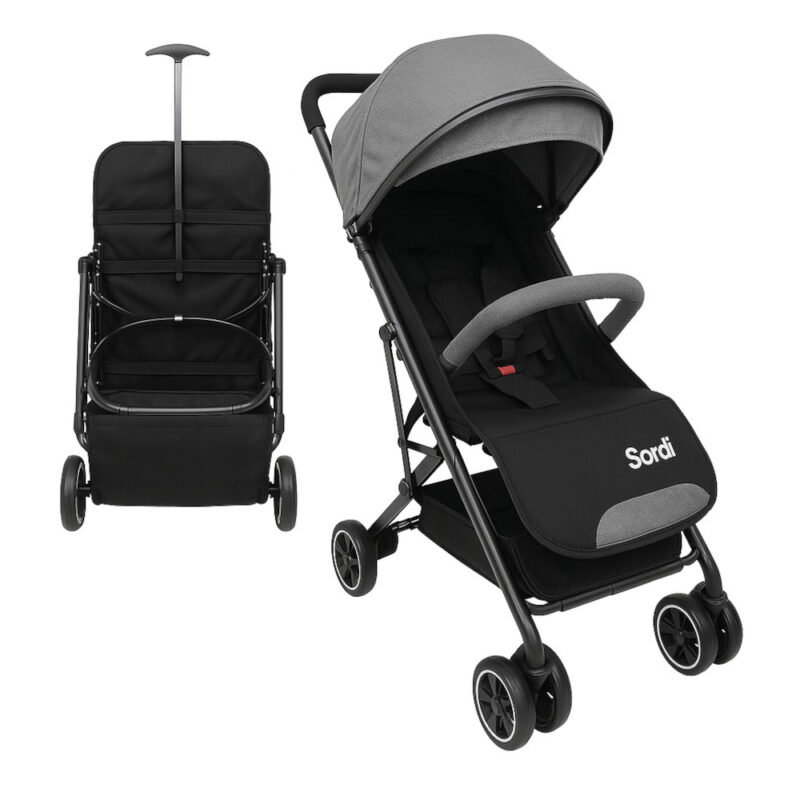 Καρότσι Βόλτας Καλοκαιρινό Sordi Grey