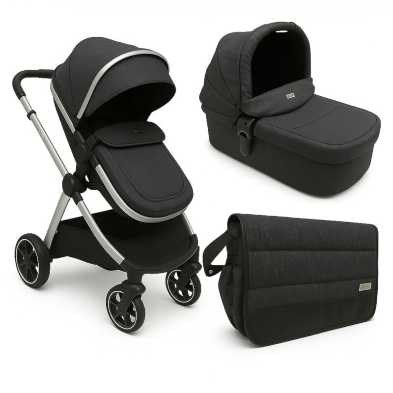 Πολυκαρότσι 2σε1 με ξεχωριστό Πορτ μπεμπέ Maui Kikka boo Grey