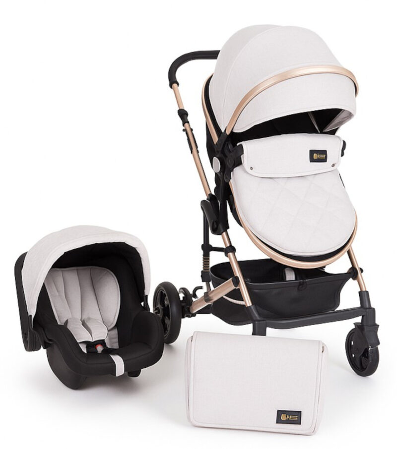 Πολυκαρότσι Μετατρεπόμενο 3σε1 με Car Seat 0-13kg Amaia Kikka boo Grey