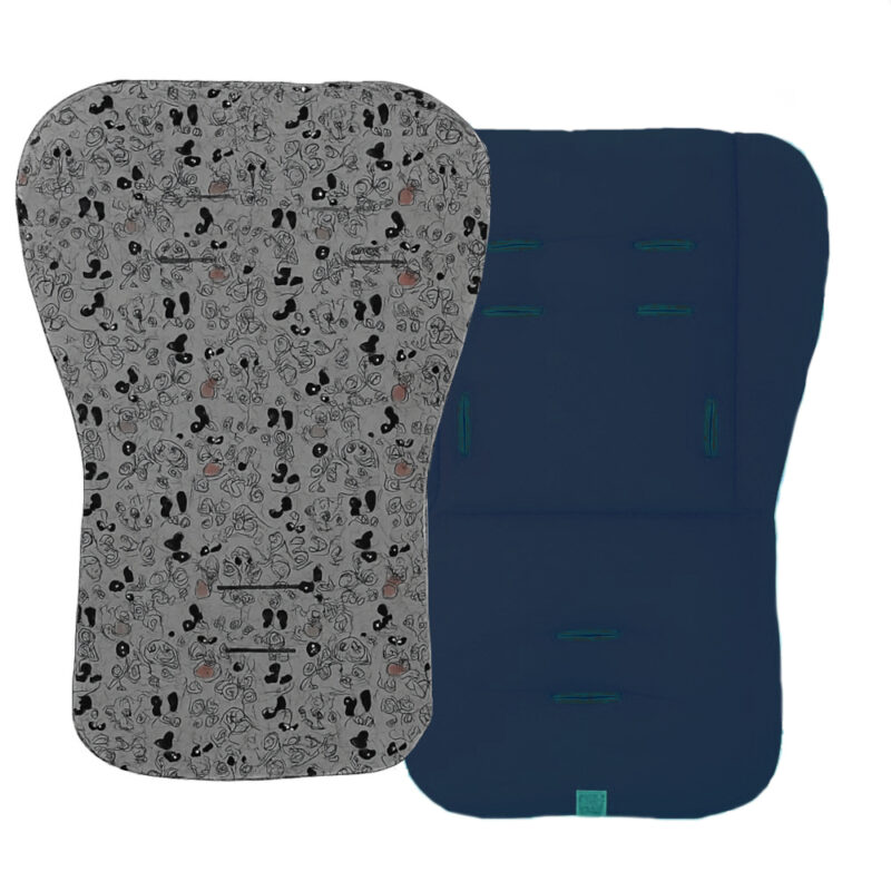 Στρώμα για Καρότσι με Υποδοχές Mickey Blue