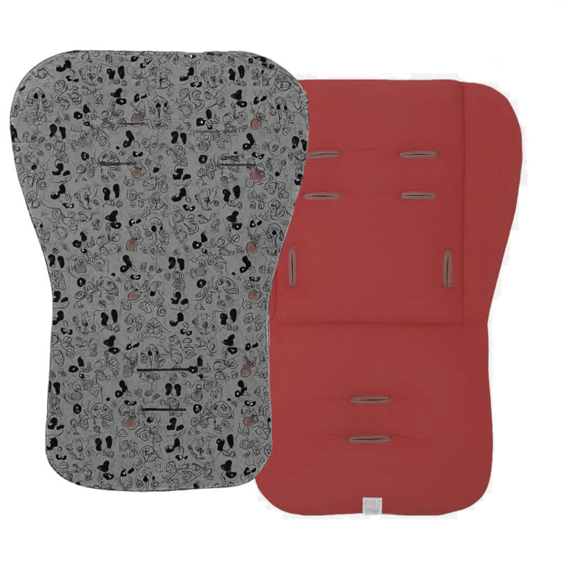 Στρώμα για Καρότσι με Υποδοχές Mickey Red