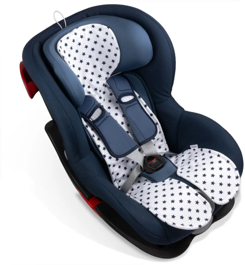 Αντιιδρωτικό Κάλυμμα για Κάθισμα Αυτοκινήτου Navy Blue Stars