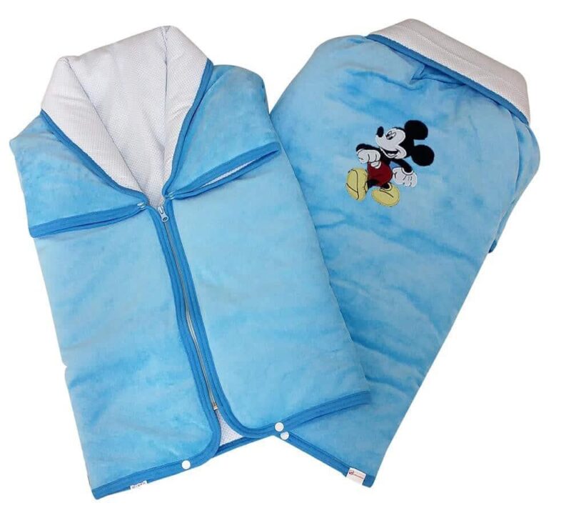 Πάπλωμα – Υπνόσακος 90x90cm Mickey Blue