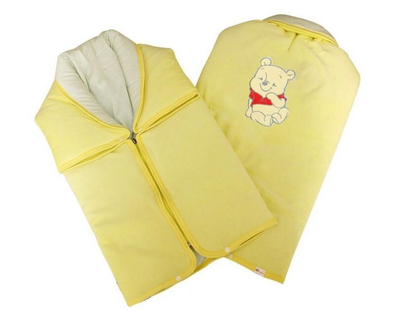 Πάπλωμα – Υπνόσακος 90x90cm Pooh Yellow