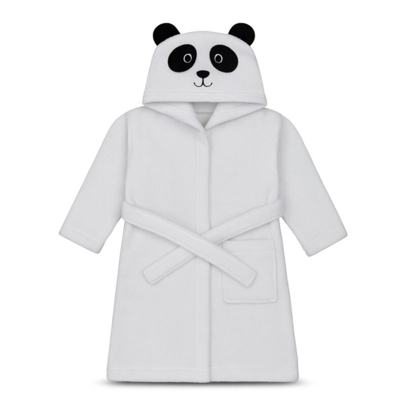 Παιδικό Μπουρνούζι XL White Panda