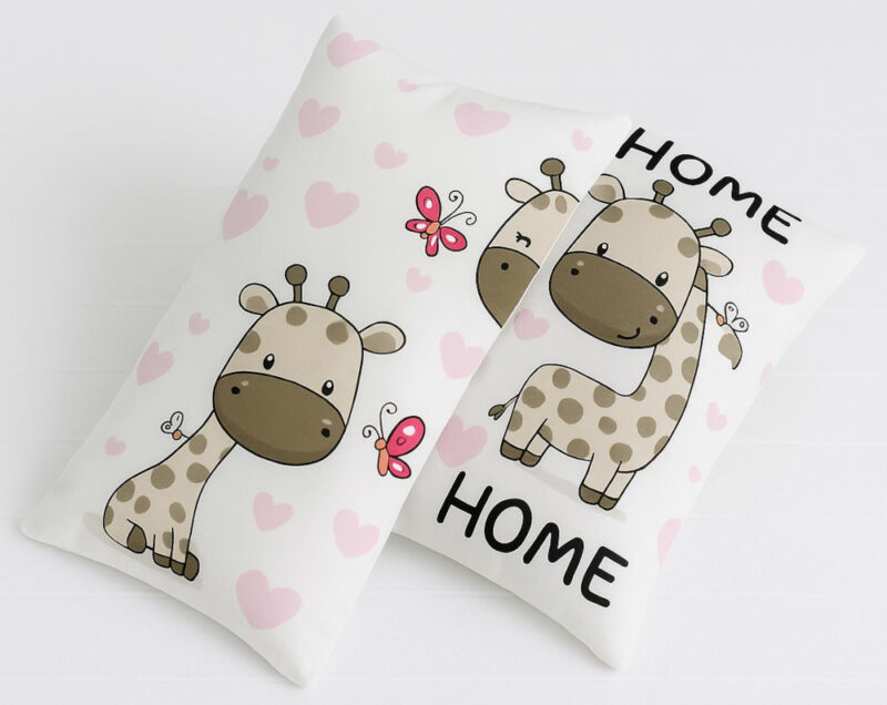 Μαξιλαροθήκες Σετ 2τμχ 20x30cm U&Me Pink