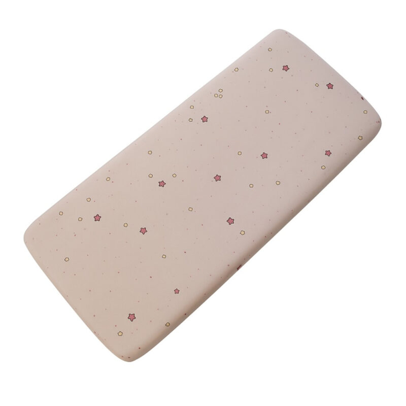 Σεντόνι Λίκνου με Λάστιχο 40x90cm Pink Honey