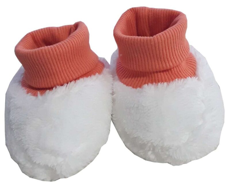 Πατουσάκια Χνουδωτά Orange