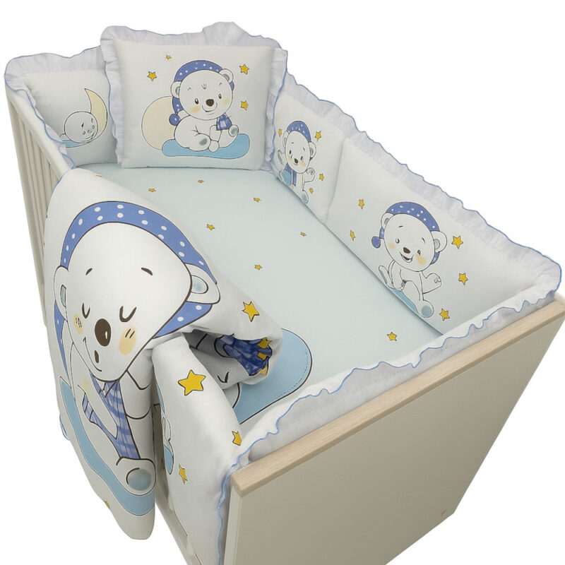 Σετ Προίκα Κούνιας 60x120cm Bear in Cloud