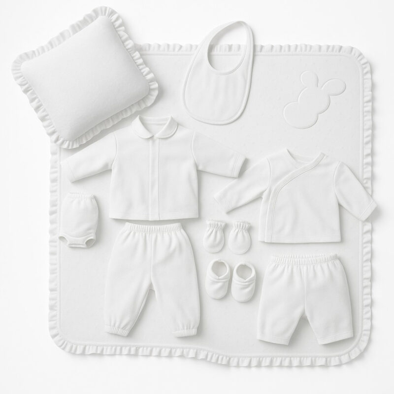 Σετ Νεογέννητου 56cm 10τμχ White