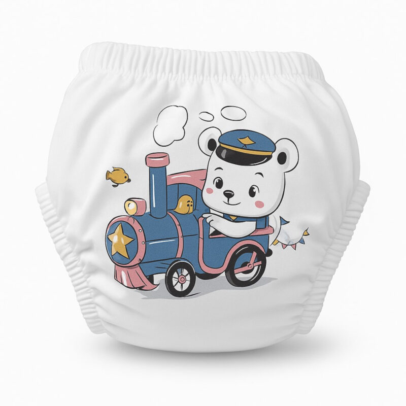 Βρακάκι Εκμάθησης Τουαλέτας έως 15kg Bear in Train