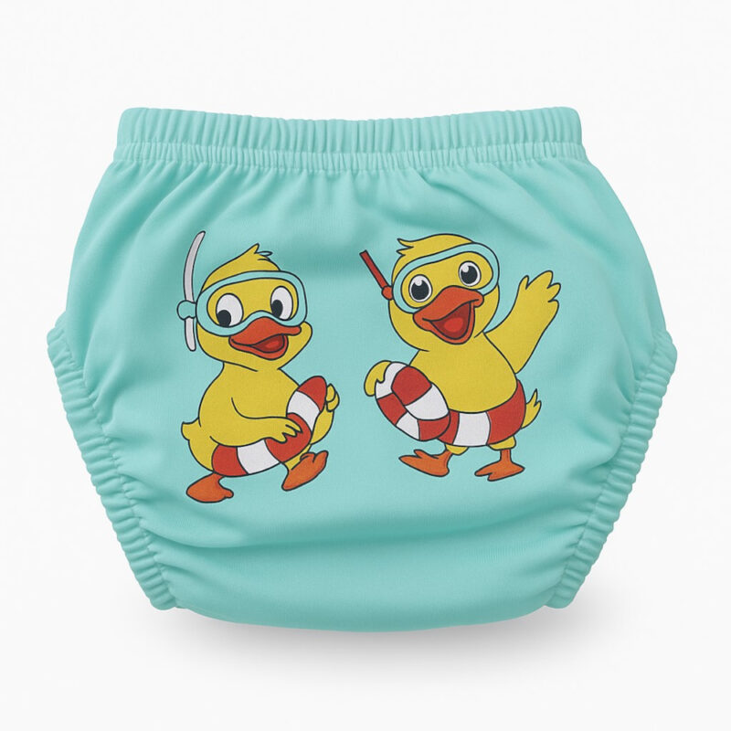 Βρακάκι Εκμάθησης Τουαλέτας έως 15kg Duck Mint Under Sea