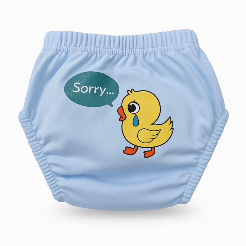 Βρακάκι Εκμάθησης Τουαλέτας έως 20kg Duck Light Blue Crying