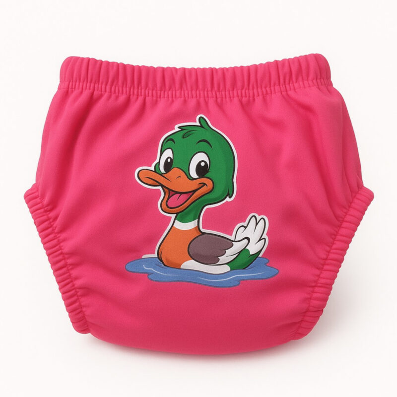Βρακάκι Εκμάθησης Τουαλέτας έως 20kg Duck Pink Green
