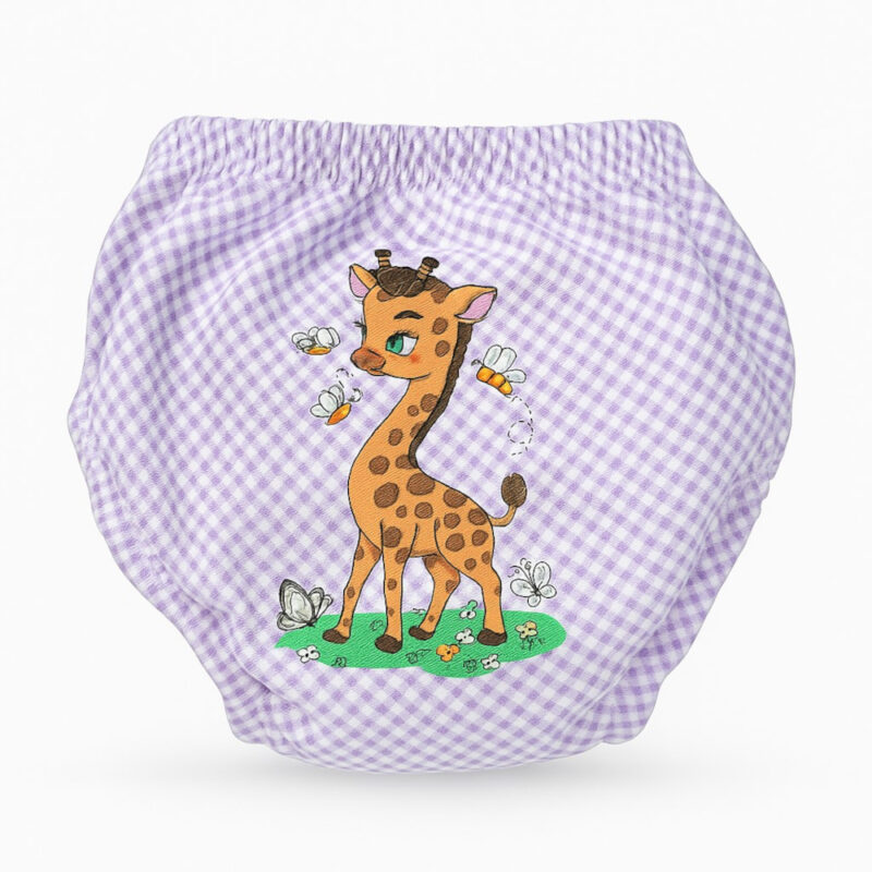 Βρακάκι Εκμάθησης Τουαλέτας έως 25kg Purple Giraffe Karo