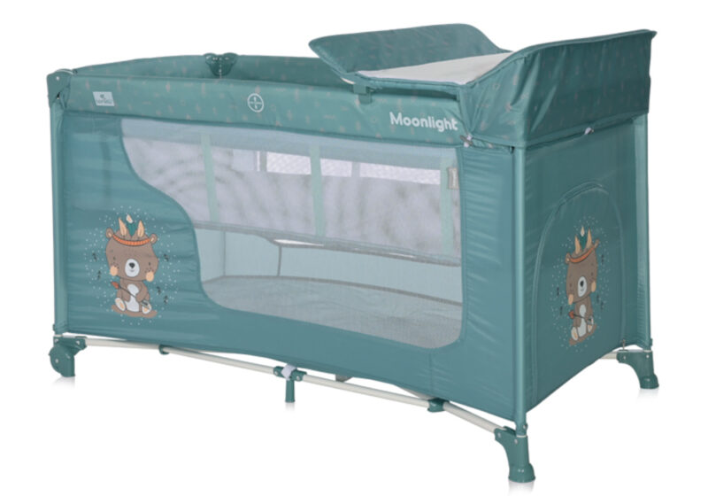 Παρκοκρέβατο 2 Επιπέδων Moonlight Lorelli Arctic Indian